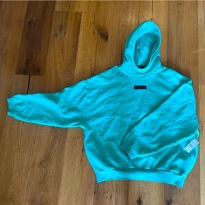 Essential Teal Hoodie NWT sz M